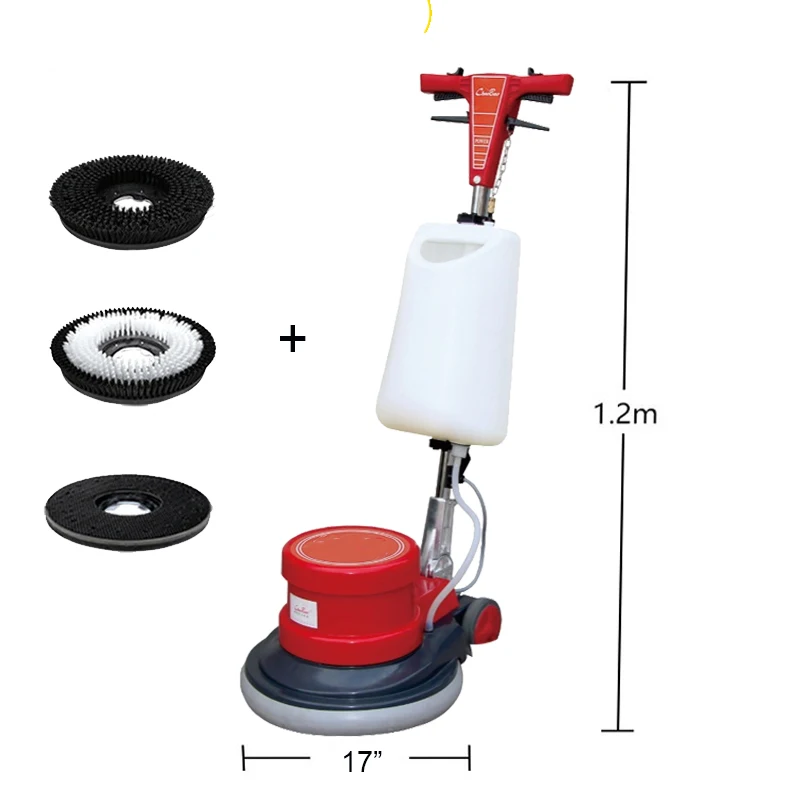 1100W Electric Carpet Washing Machine 17 Inch Floor Scrubber New & Used Cleaning Equipment for Home Hotels & Restaurants