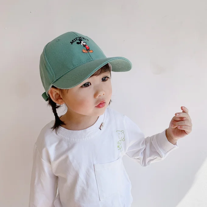 KS7637 Active kids sun cap mickey baseball cap different colors