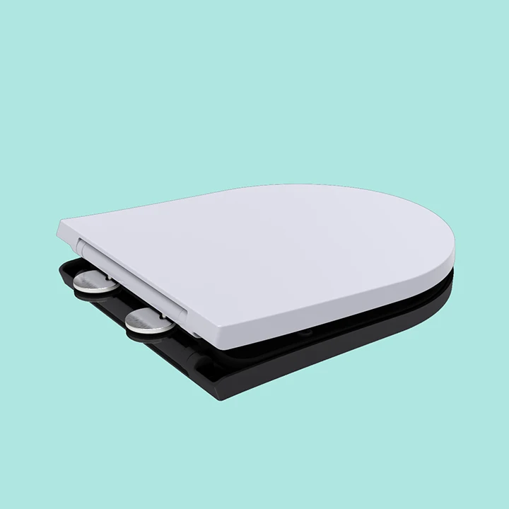 Duroplast UF toilet seat cover with quick release and adjustable hinge silent opening and closing for toilet