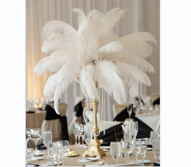 50-55 cm ostrich feather wedding decoration