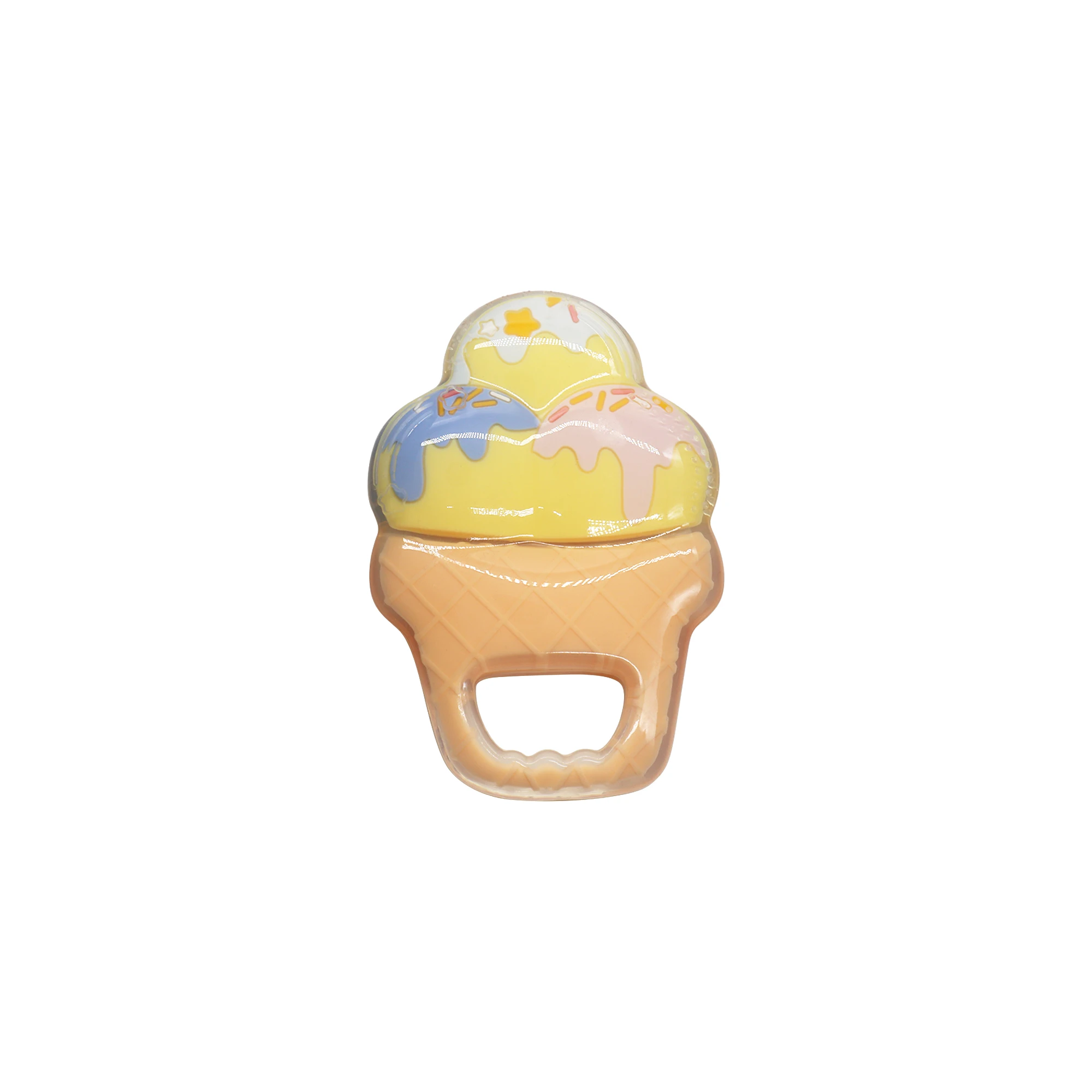 New Ice cream shape Silicone Baby Toys Safe Baby Teether Silicone teether bpa Silicone baby teether