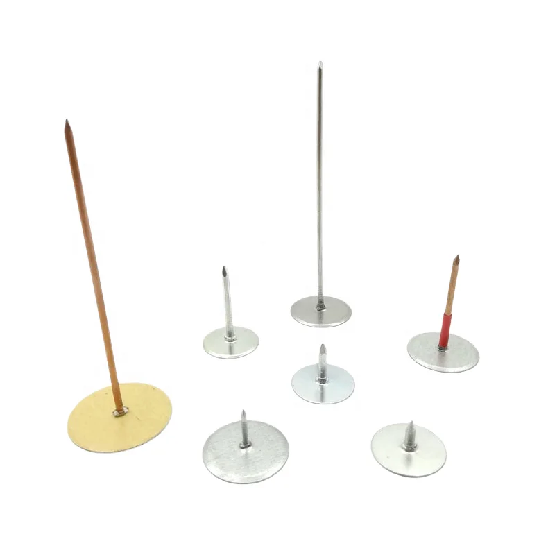 Customized SS Brass Mild Steel Welding King Cup Weld Cupped Head Pins Smooth Shank Type Zinc Plated Finish 25mm Head Style Nails