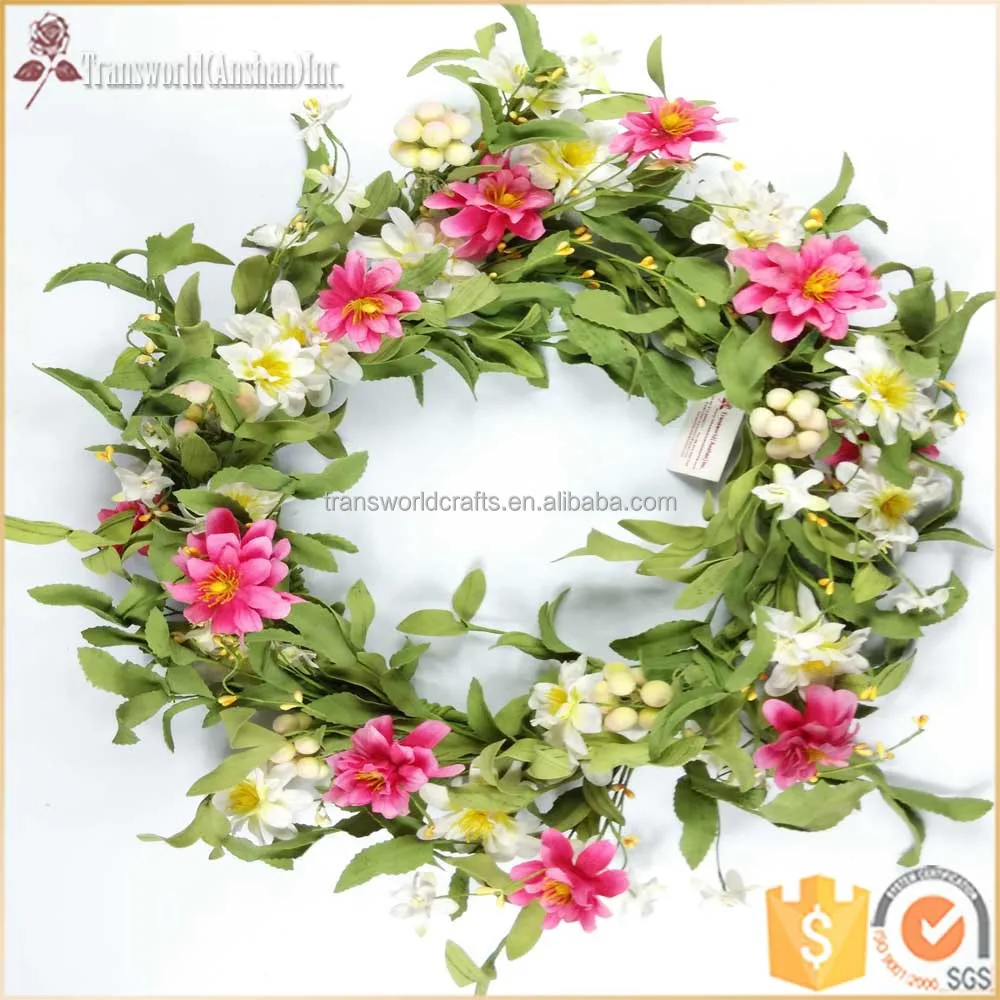 20'Decorative венок из искусственных цветов для украшения весны