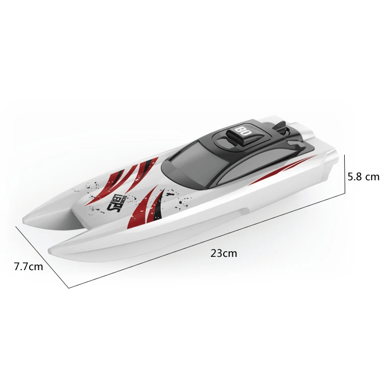2.4Ghz RC ShipRemote Control Boat for Kids and Adults High Speed Ship Dual Motors Self-Righting Racing Boat Pools and Lakes Toy