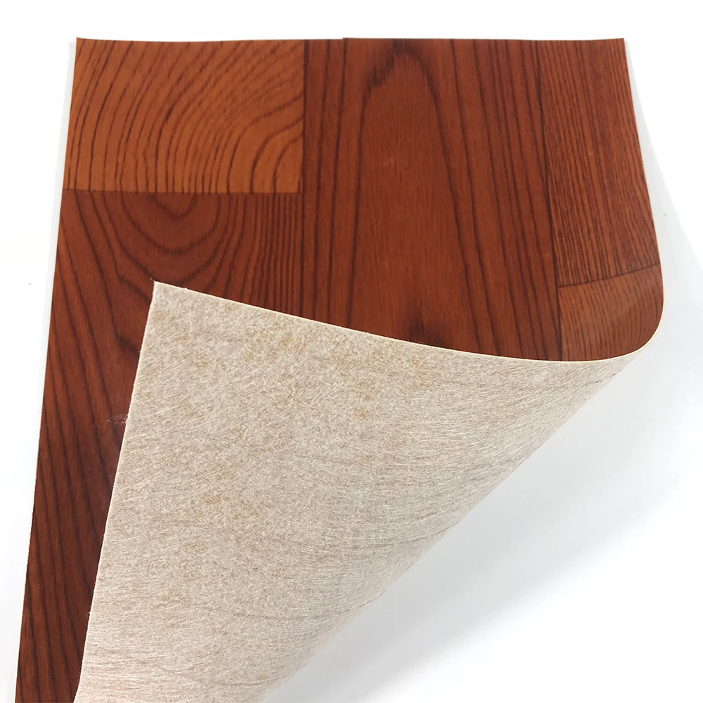 
Eco-friendly waterproof 1mm non-woven pvc linoleum flooring 