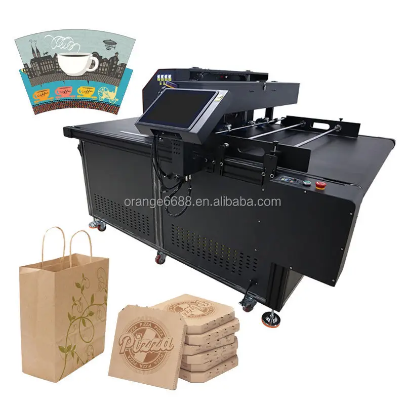 High Resolution Single One Pass Printer Paper Cup Digital Carton Printer