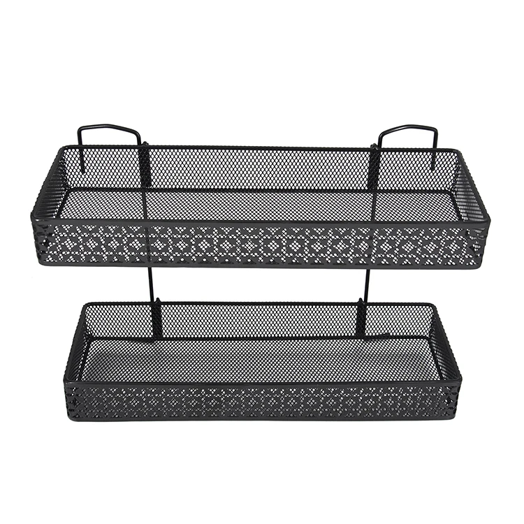 
2 Tier Metal Shelves Flower Pot Display Indoor Outdoor Garden Patio Plant Stand iron art 