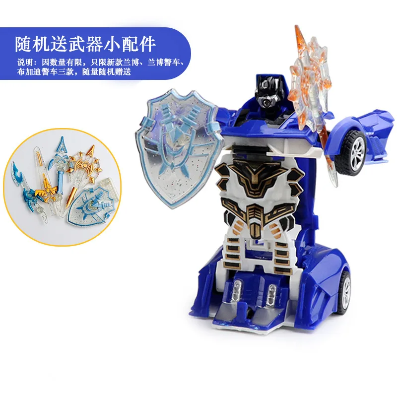 
Transformation Mini 2 In 1 Car Robot Toy Anime Action Collision Transforming Model Deformation Vehicles Toy Gift for Children 