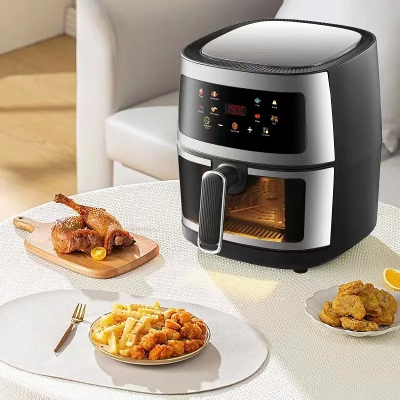 High Quality Visual 8L Large Capacity Pull-out Easy To Operate Household Electric Oil-free Air Fryer