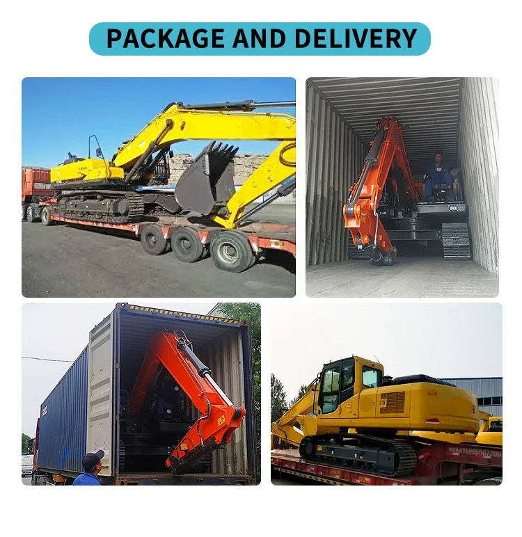 High Quality New Excavator 8 Ton Medium Earth-moving Machinery Original  Crawler Excavator for sale