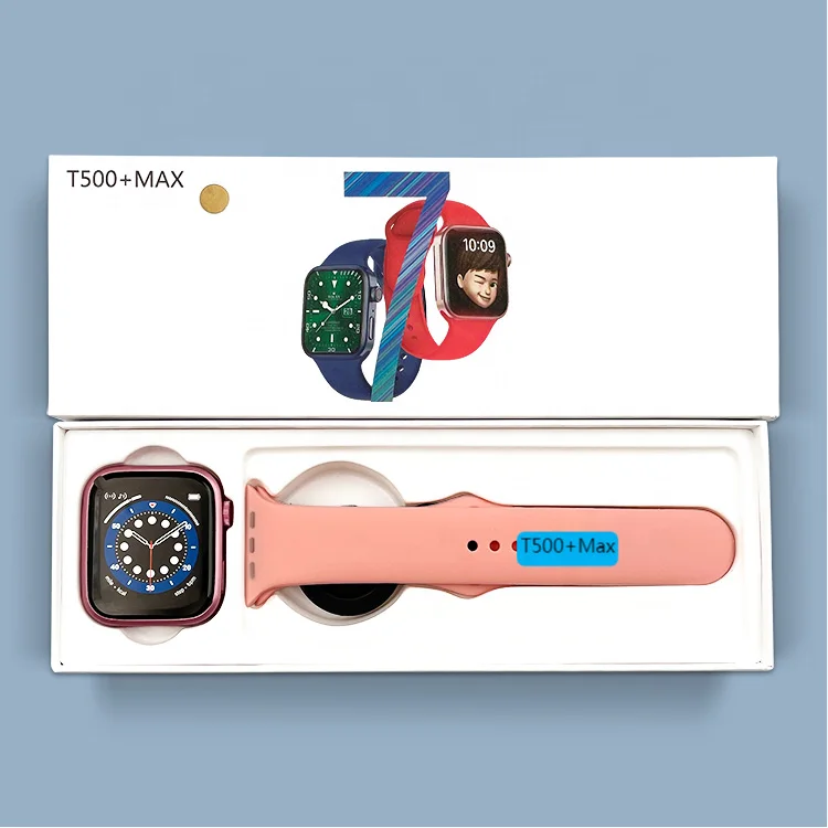 T500+Max Series 7 Smartwatch 4g iwo Reloj IP67 Waterproof BT call GPS android io i7 Smart Watch T500 Max