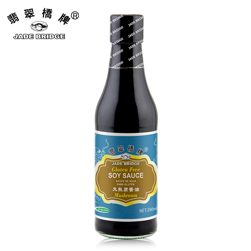 Liquid Brewed Mushroom Chinese Manufacturer Halal Dark Shoyu Soy Sauce