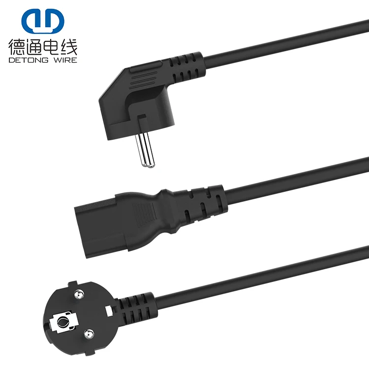 Vde Three Insert Power Cord Home Appliances Lamps Lighting Pvc Extention Cable