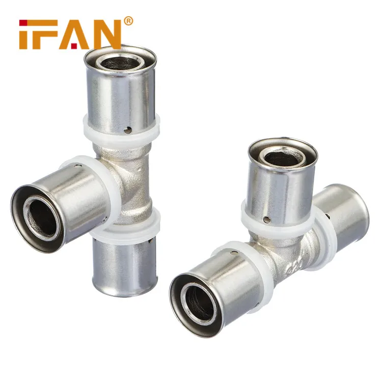 IFAN Wholesale Pex Plumbing Underfloor Heating Multilayer pex fittings brass press