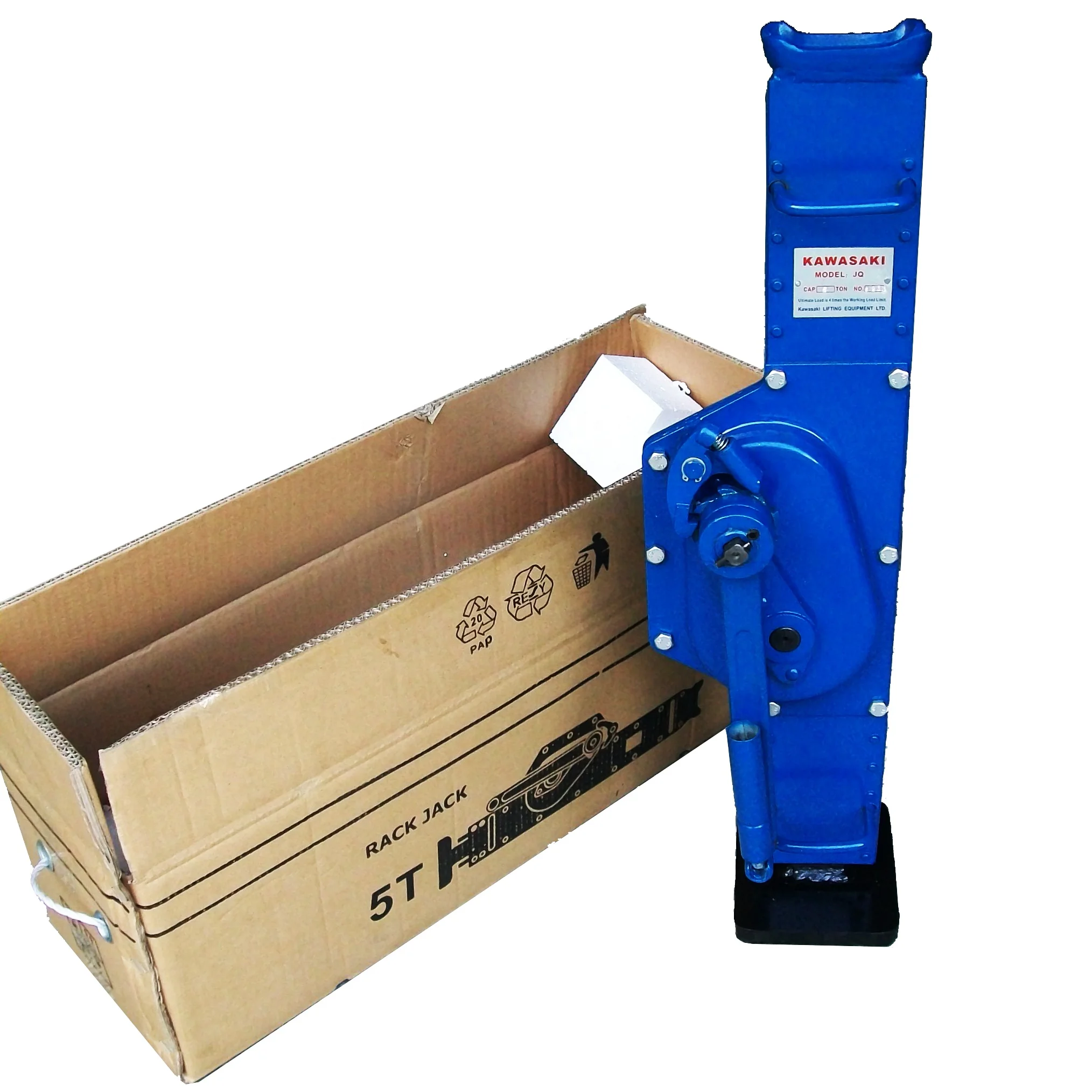 Kawasaki accept customized of 1.5ton wall mounted Rack & Pinion Jack 3ton