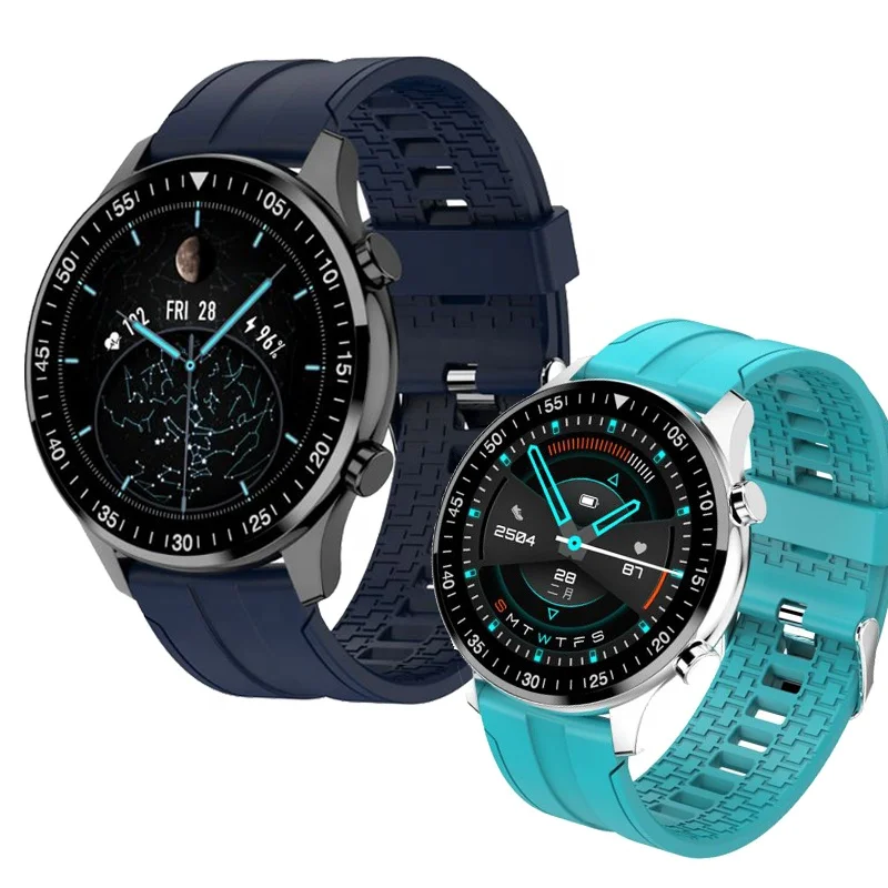 Good quality china smartwatch big memory 4GB connect tws earphones customize watch information push steel stainless watches mens