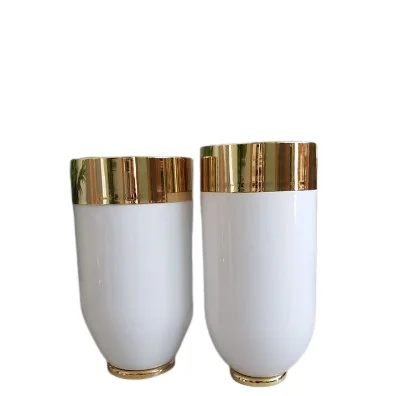 Contemporary Style Planters Metal Hand Made White Enamel Finished Planter Home Decor Plant Holder For Sale Metal Planters