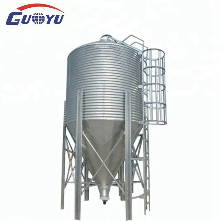 galvanized corrugated steel small grain farm used silo