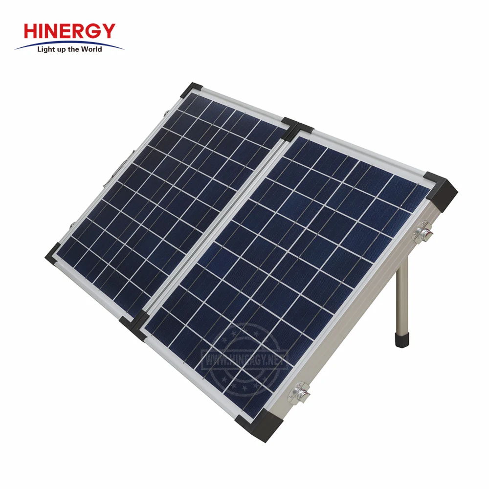 Hinergy Quality Portable Double folding Stand Foldable Solar Panel Charger Manufacturer in China