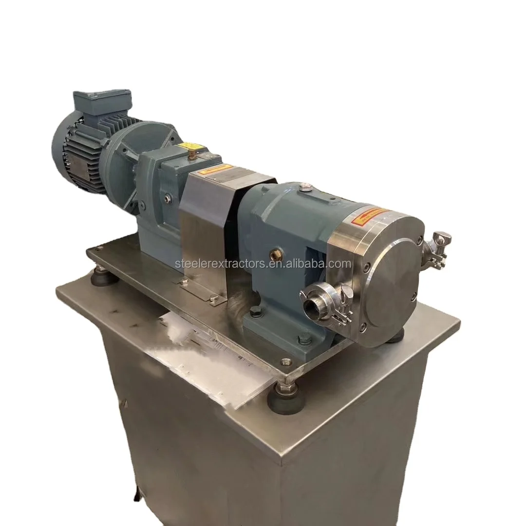 SUS304 санитарная нержавеющая сталь для пищевых продуктов медовый роторный насос перекачки шоколада