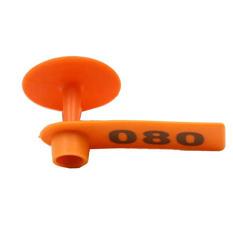 Customize Copper Metal Head TPU Animal Earring Tags Laser Goat and Sheep Ear Tag