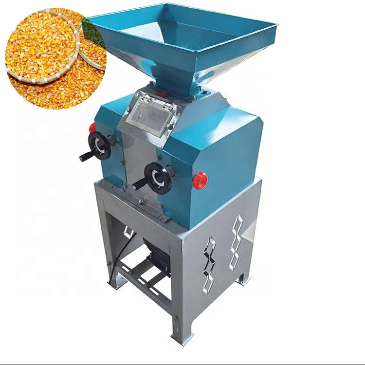 Grain Processing Machinery Corn Crusher Machines 2024 Grain Roller Crusher