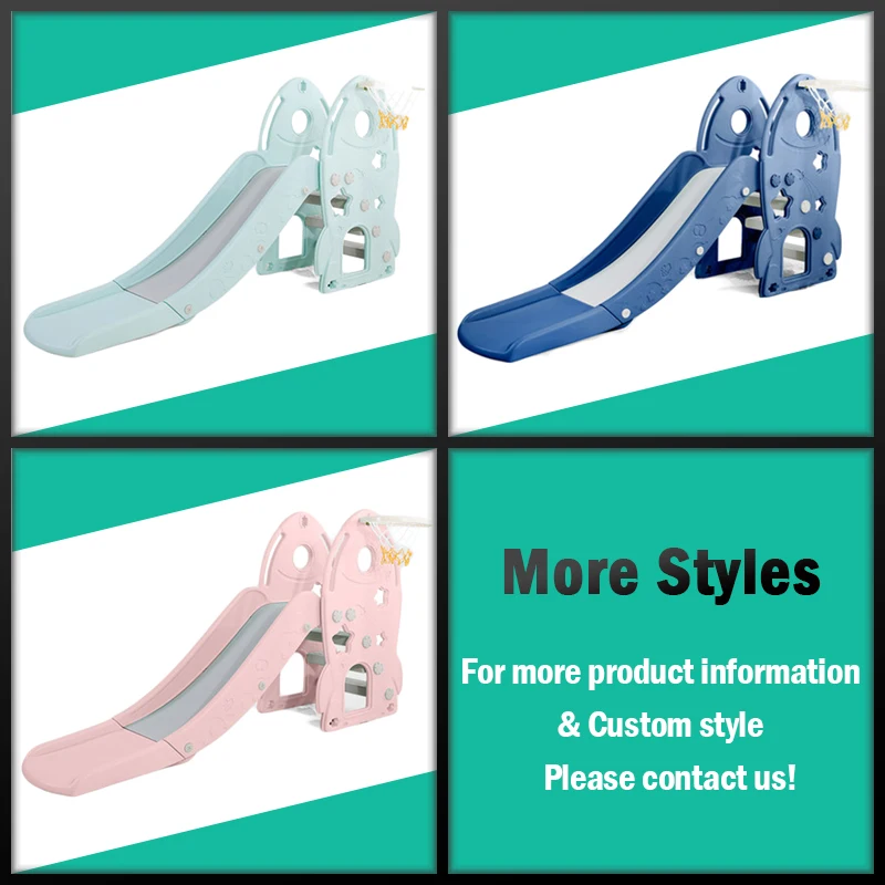 Plastic kids indoor slide plastic swimming pool slide