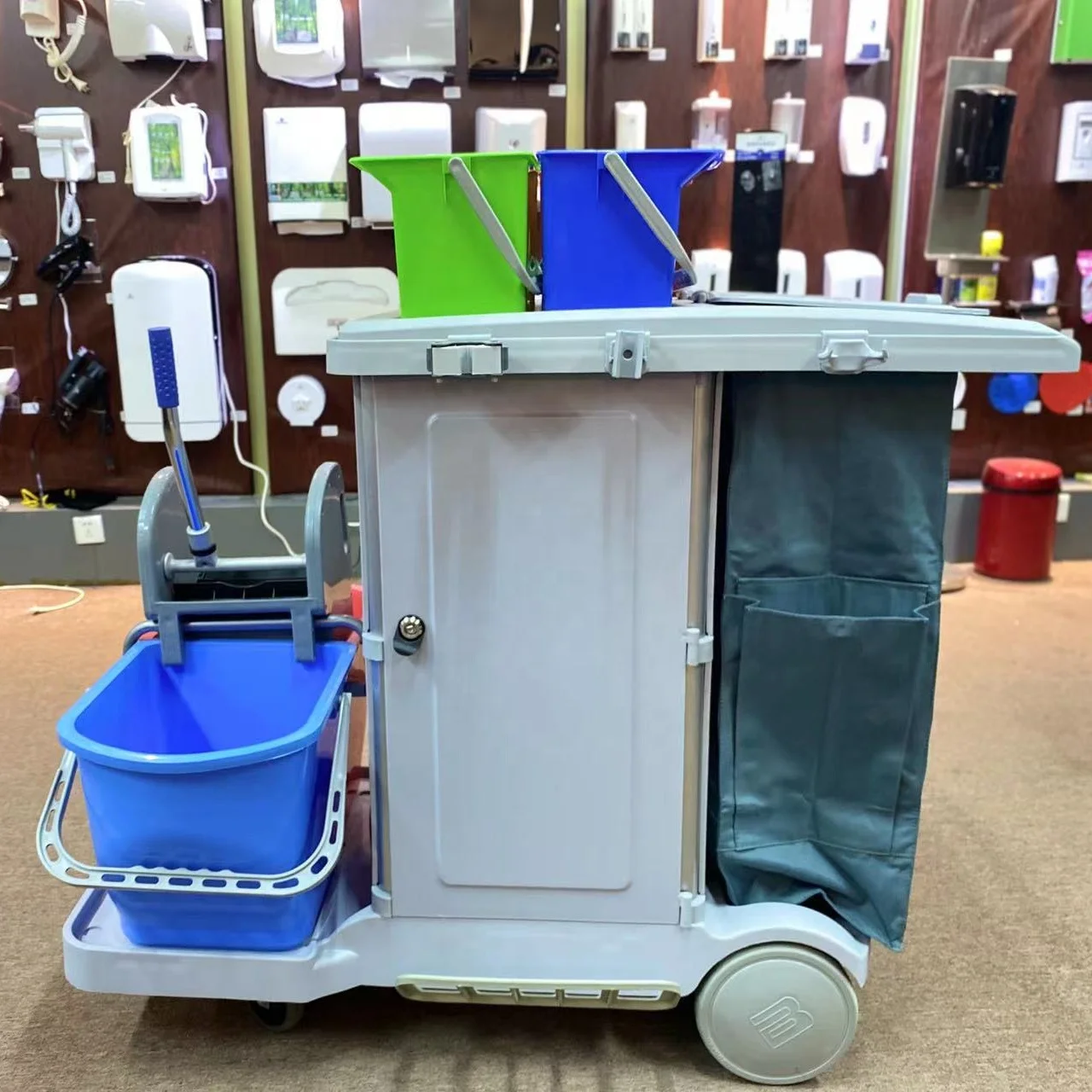 New design UP-086 Janitorial Cleaning Carts for Wholesale