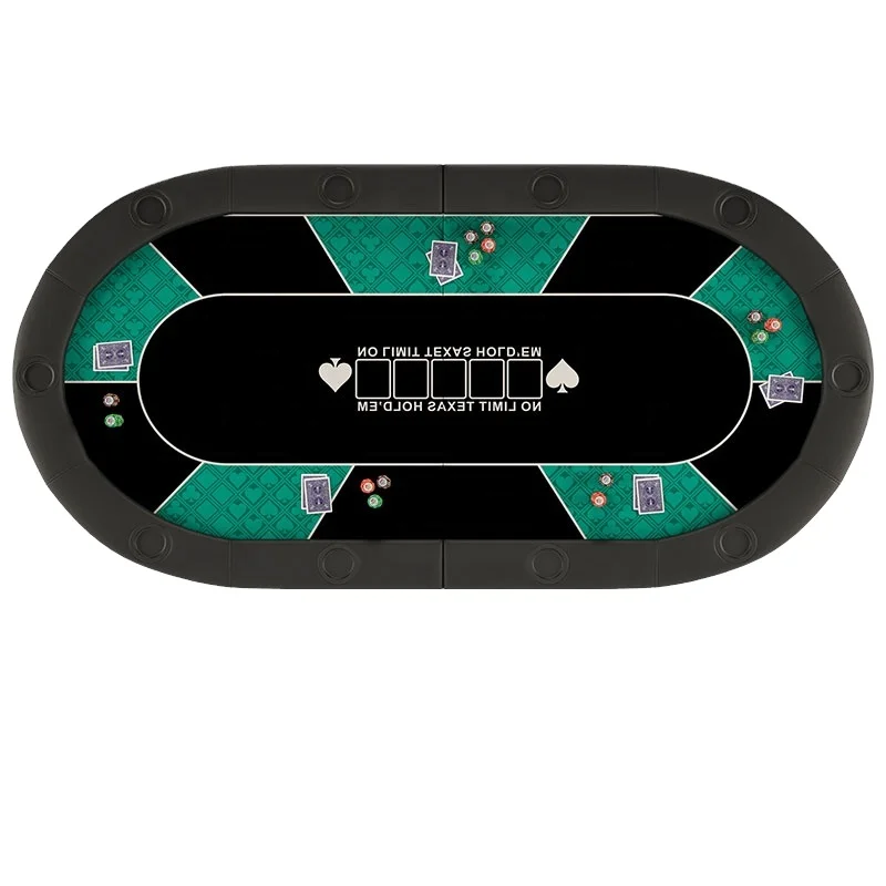 Modern Folding Playing Game Dice Electronic Luxurious Texas Poker Table