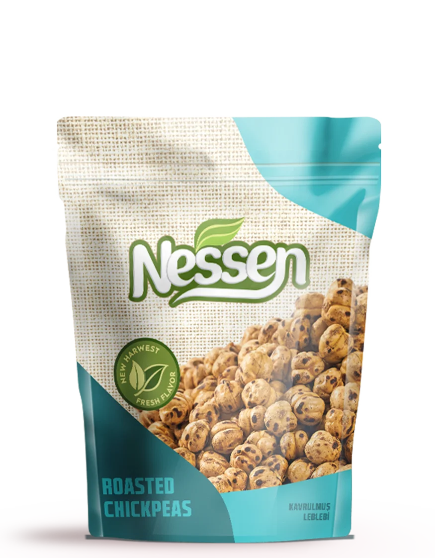 BEST PRICE SNACK HIGH QUALITY 10 mm DOUBLE ROASTED CHICKPEAS 100 gr BY BRANDNAME OF NESSEN