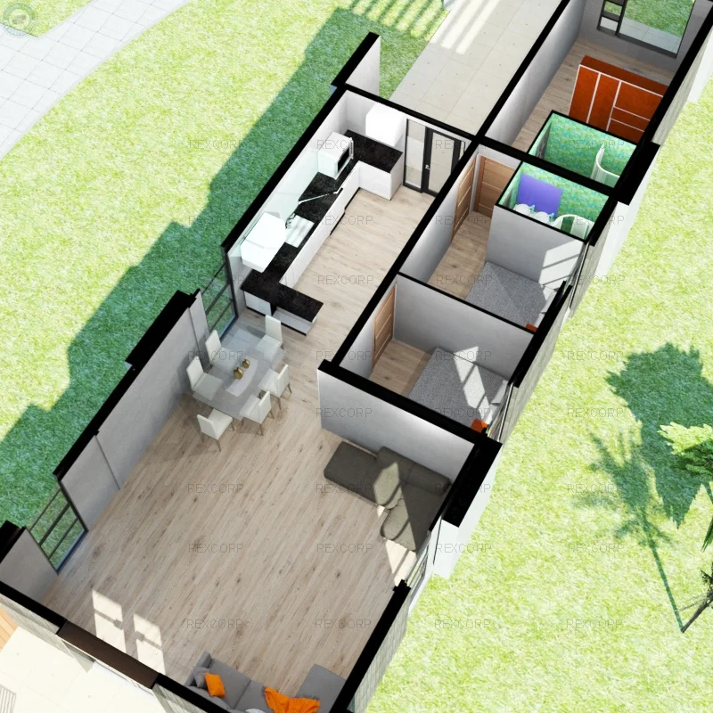 Special Modular House Container Residential with Sunroof Luxury Modular Container House From China