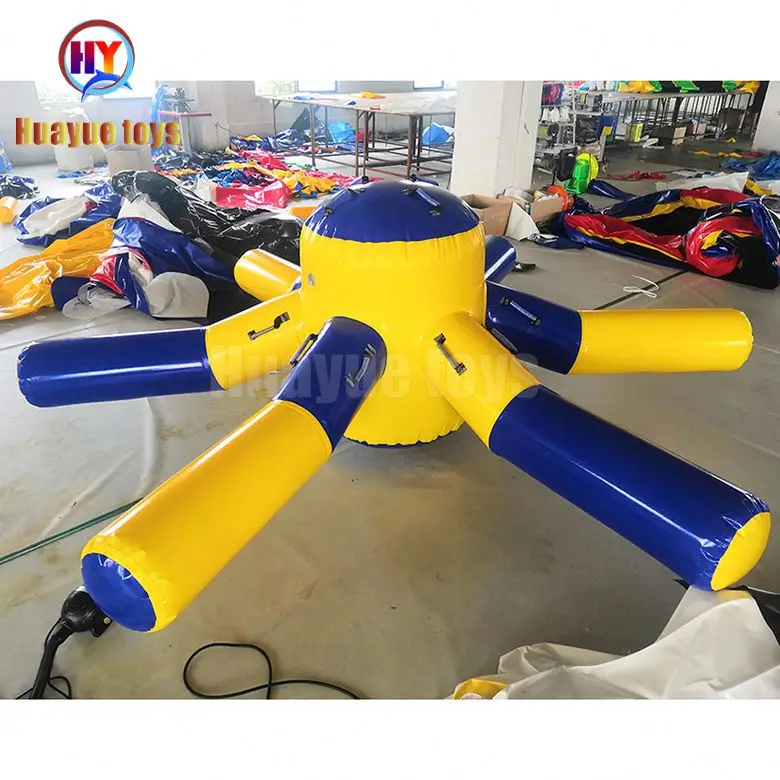 HUAYUE Best Price Hot Sells Portable Commercial Activity Mobile Factory Price Floating  Climbing Toy Inflatables Octopus Water