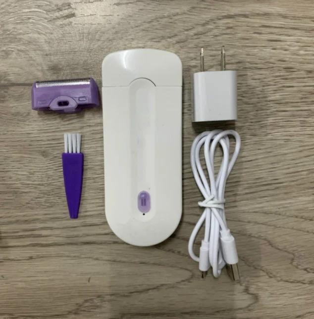 Косметическое оборудование для стрижки волос портативный Гладкий сенсорный датчик легкая Безопасная бритва Эпилятор безболезненное удаление волос машина