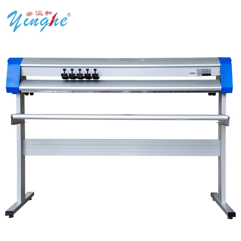 Yinghe 1200G Vinyl Plotter Cutter With Camera Signmaster 48' PU Automatic Border Patrol 1200mm Contour Cutting Machine