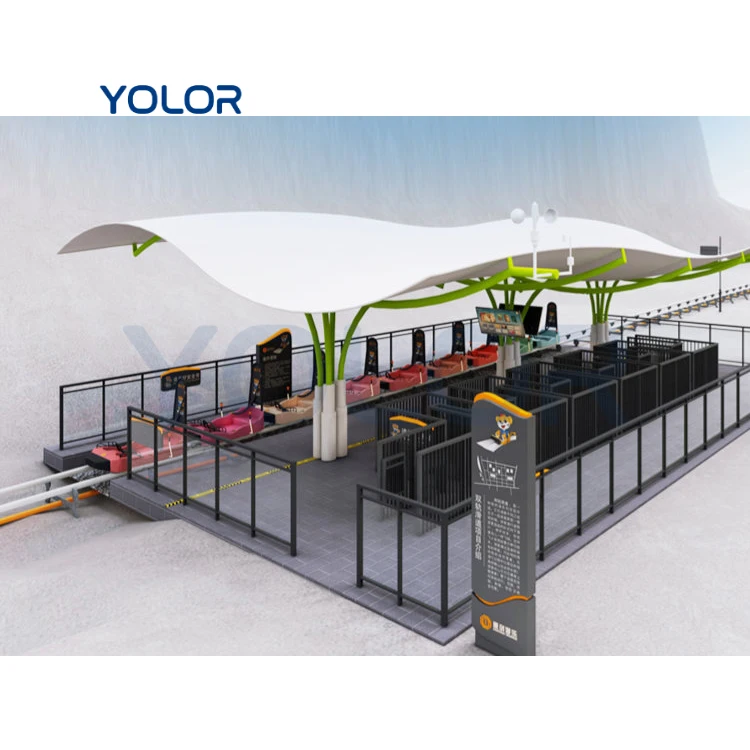 Alpine Mountain Roller Coaster Indoor Steel Ride for Amusement Parks-Ridge Runner High Roller Coaster Slide