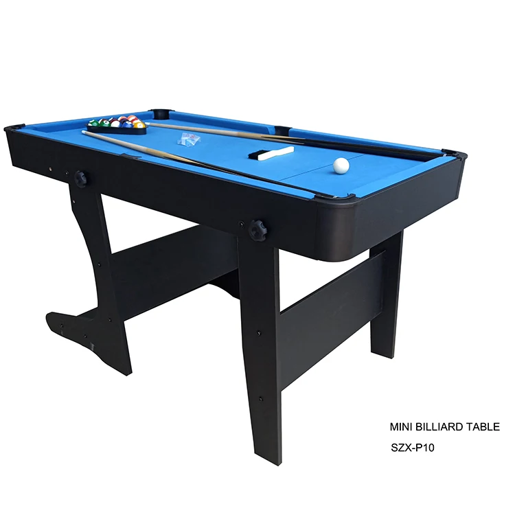 Folding mini 4.5ft pool table,hot selling with cheap price home use billiard pool table for children use manufacturer in china
