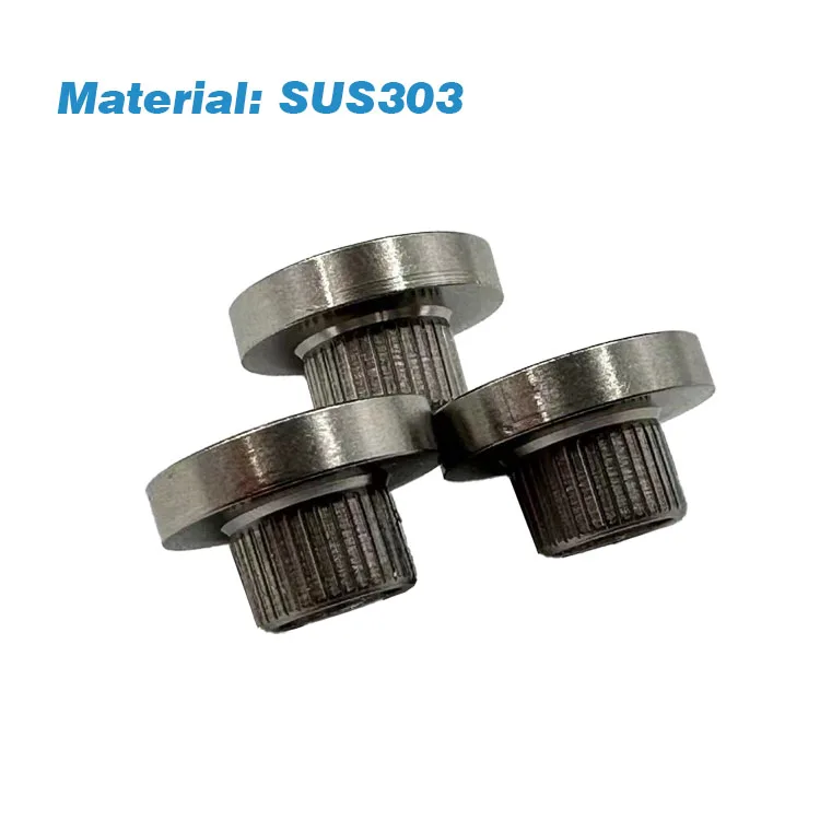 cnc turning parts High Quality M5 Stainless Steel climbing Washers CNC Model Rock Climbing Countersunk Knurled Washers