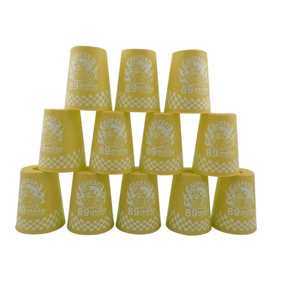 12 PCS Mixed Colors Sports Quick Stack Cup Training Sports Stacking Cups