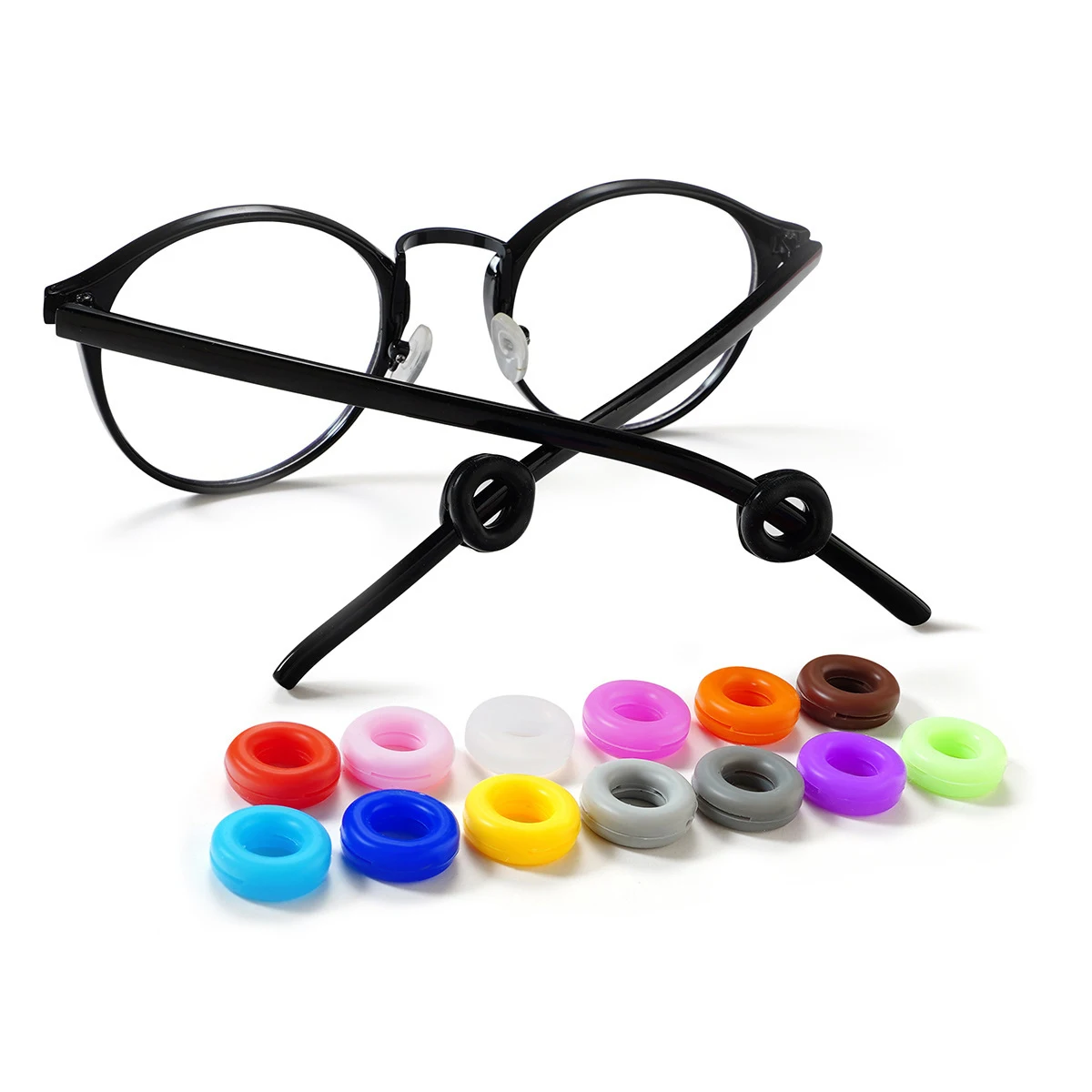 Оптовая продажа, удобные и высококачественные силиконовые насадки на дужки для очков