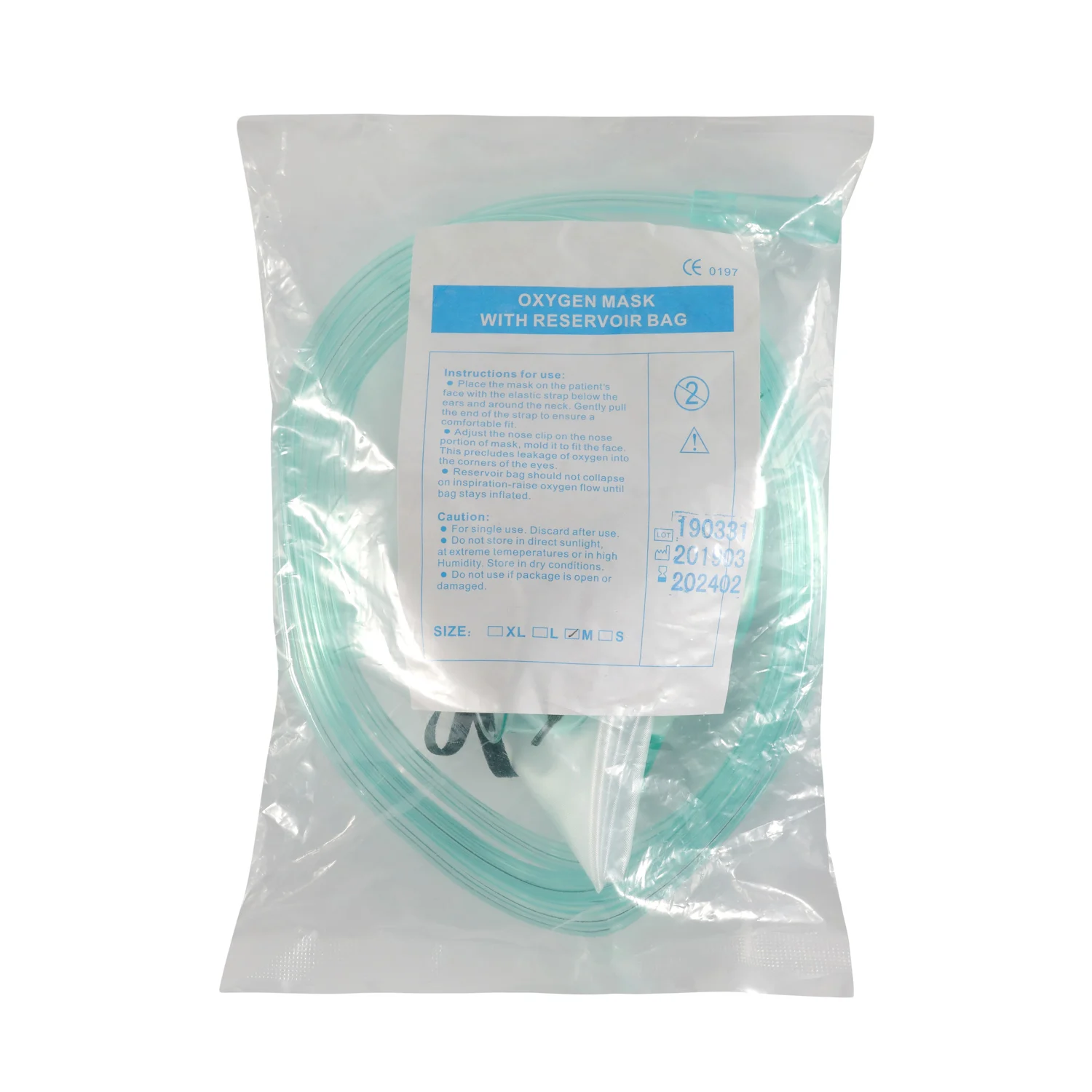 Disposable Medical Simple Oxygen Mask for Adult Child Pediatric Oxygen Mask