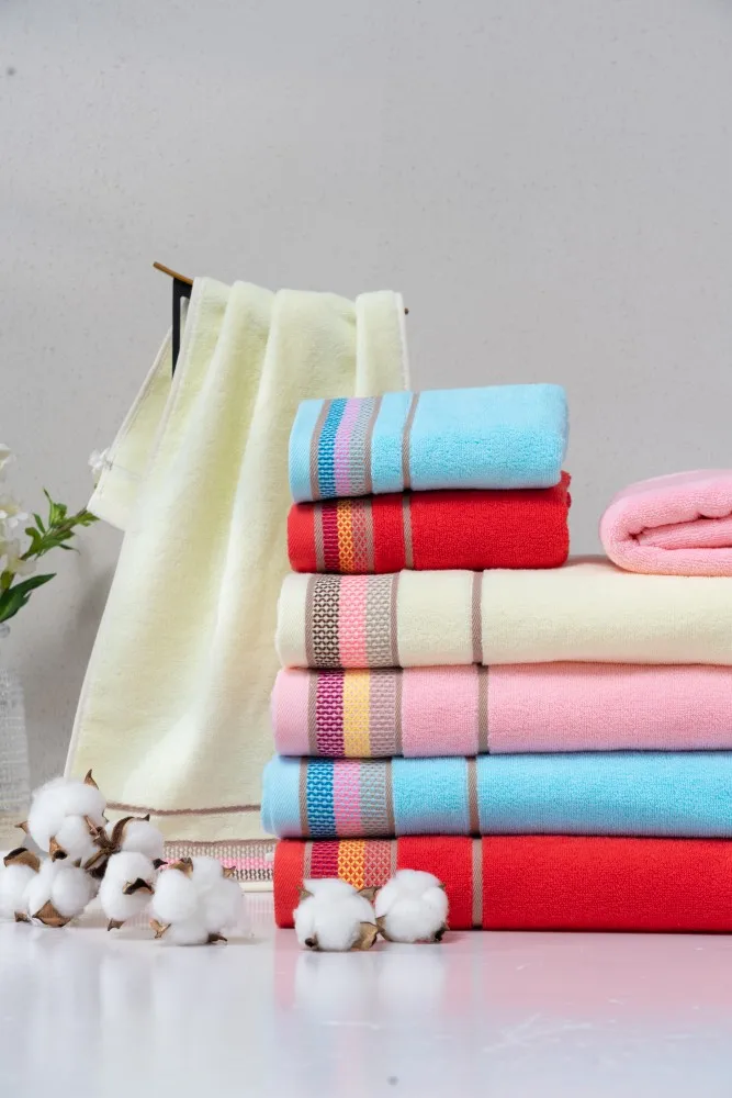 Customized 100% Cotton Hand Towel Face Towel Bath Towel