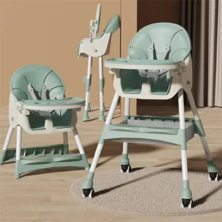 China wholesale Baby Dining Chair Double Layer Dining Tray Baby Dining Chair Adjustable Height Baby Dining Chair