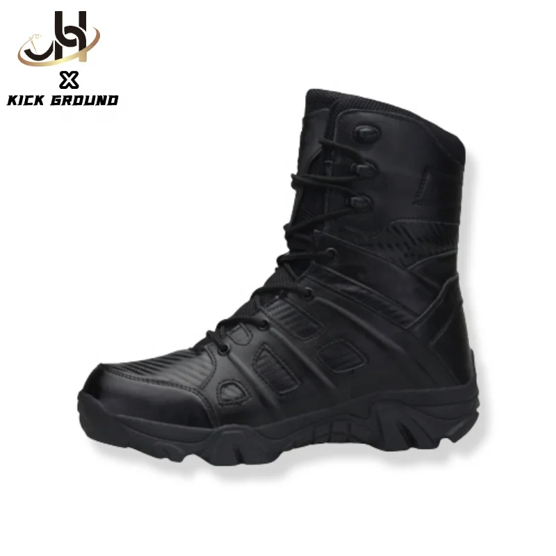 JH Hot Sale New Design Outdoor tooling boots Boots Waterproof Breathable Mens Leather  Other Combat Boots