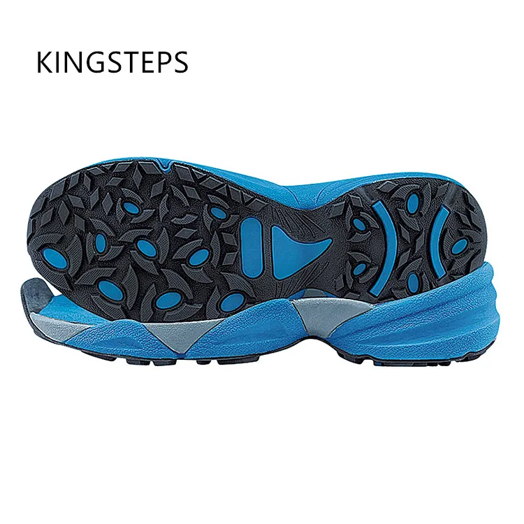 KINGSTEPS OEM Accept Custom Men Outdoor Rubber Mountain EVA Hiking Shoes climbing boot Outsoles