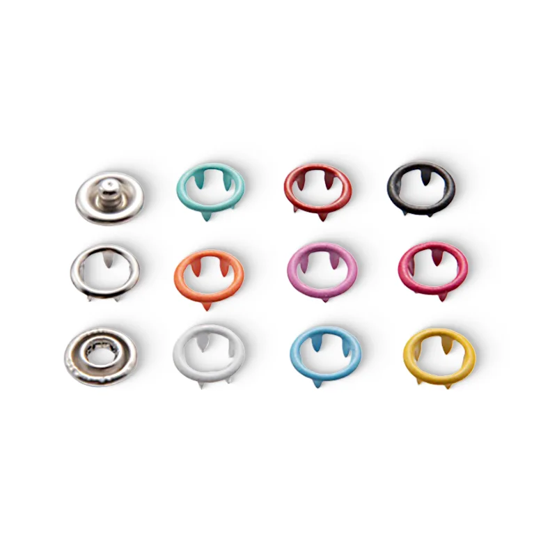 Factory Wholesale Top quality Metal snap buttons for babies clothing