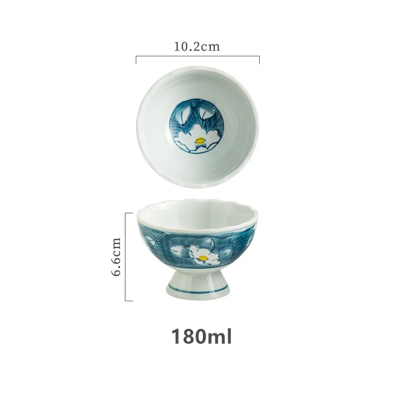 Harmony Home Decoration Lovely Ice Cream Vinegar Snack Underglaze Colored Ceramic Sushi Bowl