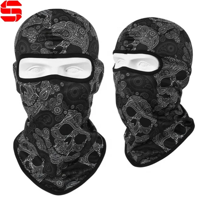 Wholesale Ski Mask Elastic Balaclavas Custom Logo Sublimation Print Balaclava for promotion