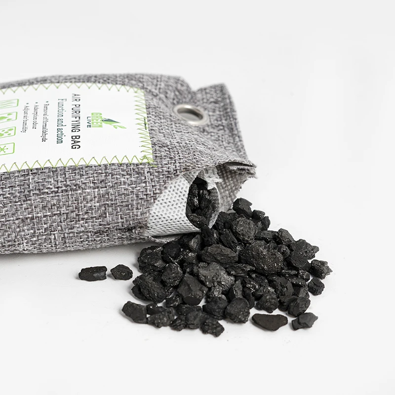 Formaldehyde removal purified air bamboo charcoal pack natural air freshener activated carbon bags