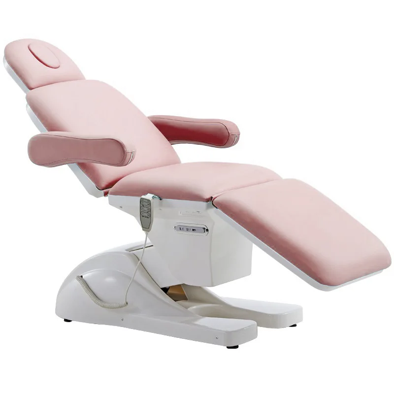 4 Motor Electric Lift Cosmetic Beauty Salon Spa Lash Facial Aesthetic Dermatology Massage Chair Table