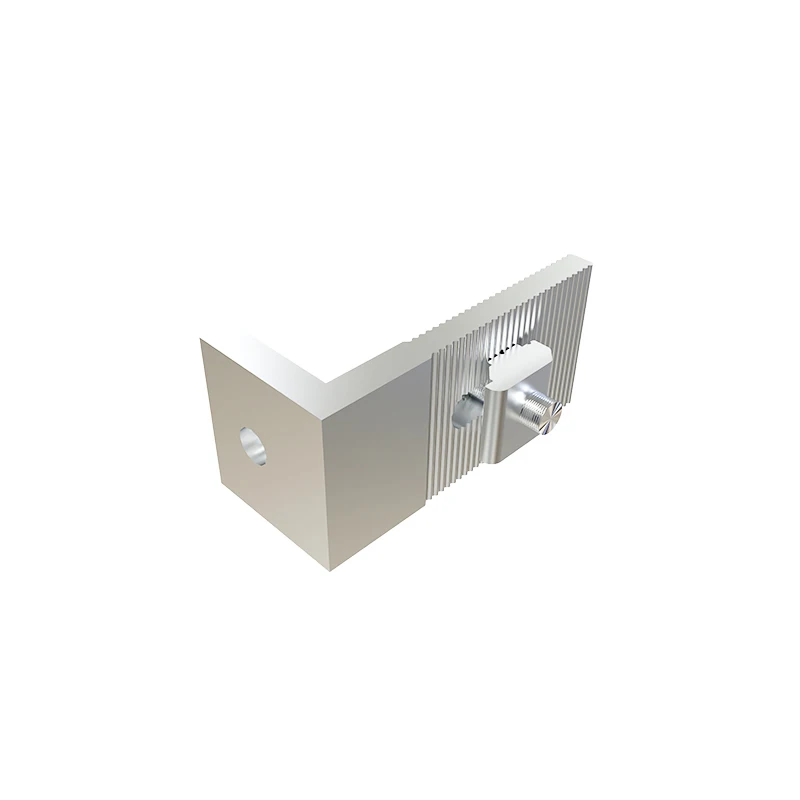 Feet Mount L Solar Pv Solar Panel Fixed Mounting Structure Rooftop  Mount Solar Roof L Feet Tin Roof Steel and Wooden Beam